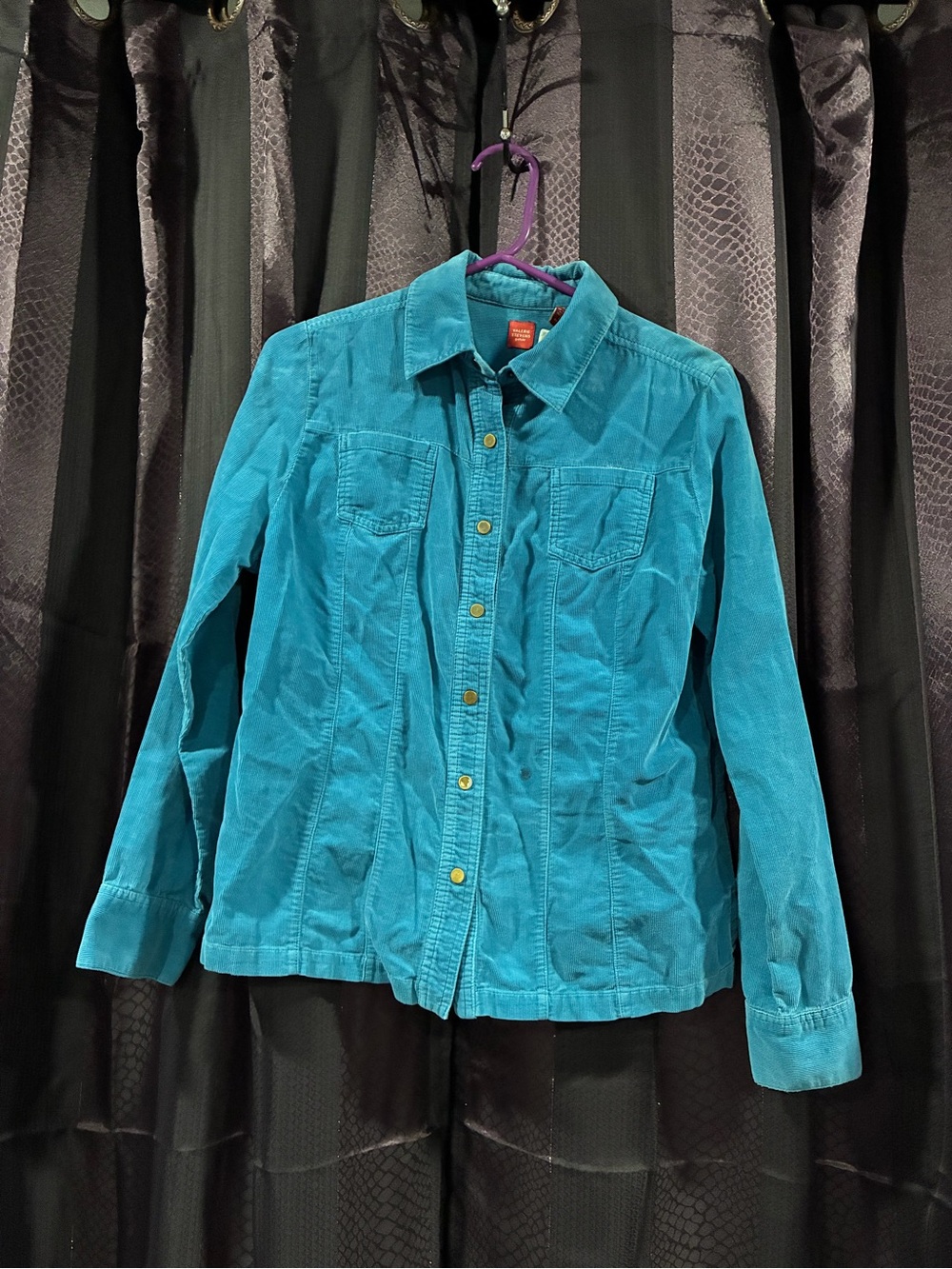 Y2K fairy whimsy blue longsleeve top size petite M